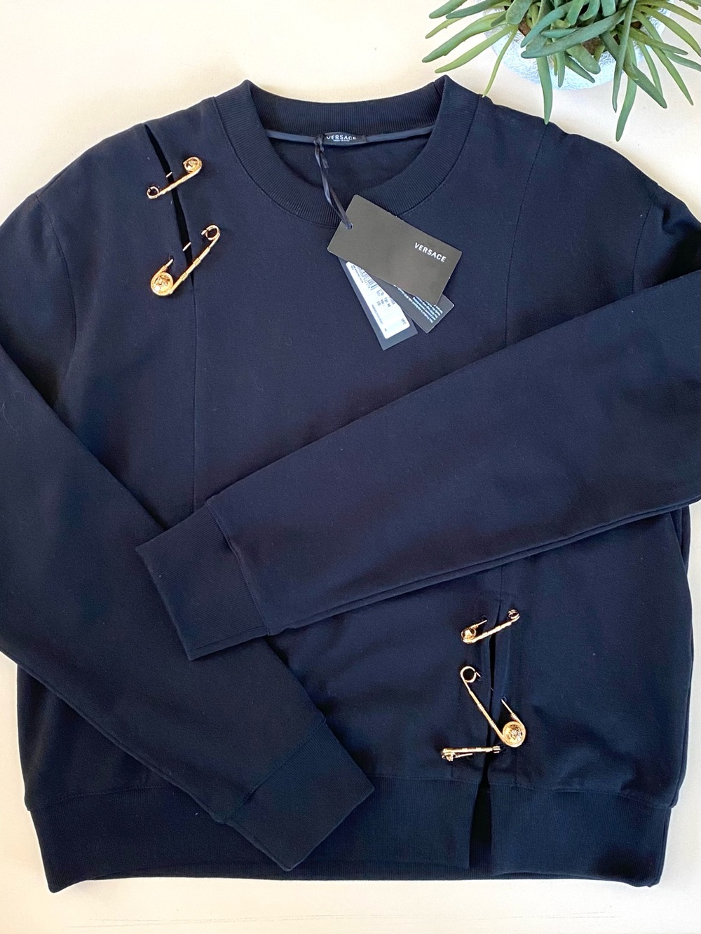 VERSACE - Safety Pin Sweatshirt